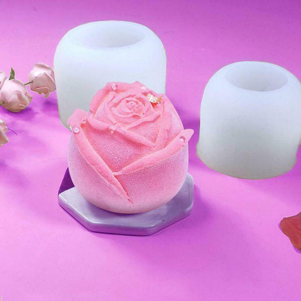 R-flower 3D Rose Cetakan Silikon Multi Purpose DIY Handmade Ice Cube Tray