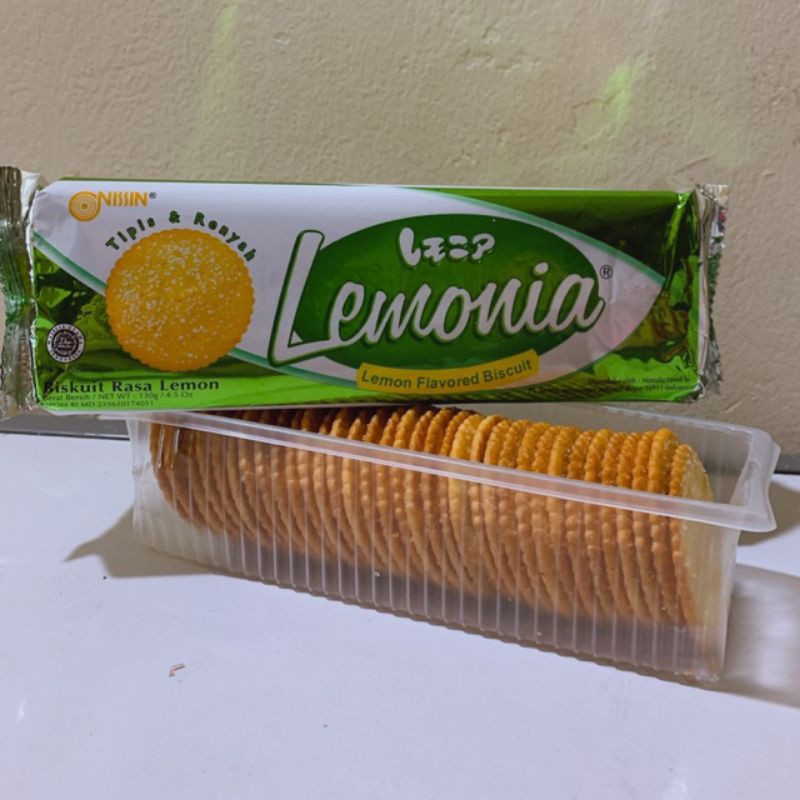 

NISSIN LEMONIA 130 GRAM BISKUIT LEMON RENYAH ENAK