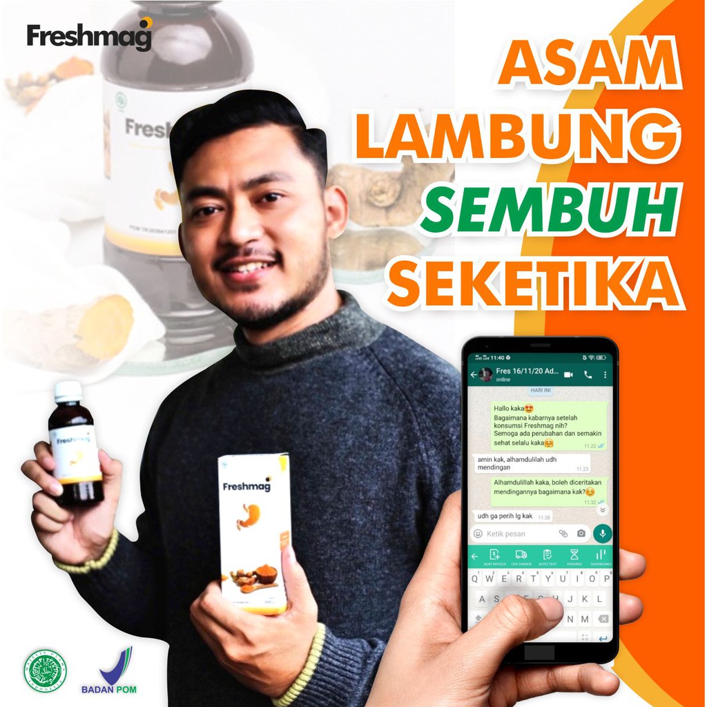 FRESHMAG ORIGINAL | MADU FRESHMAAG MENGATASI DENGAN CEPAT ASAM LAMBUNG,MAAG,GERD 100% ORIGINAL