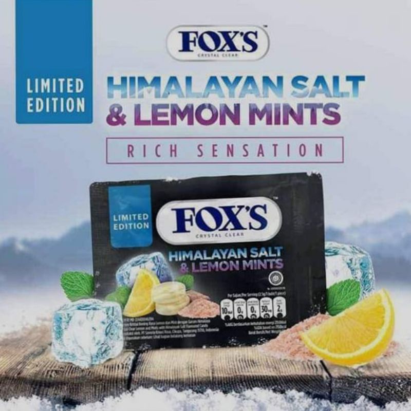 foxs Himalayan salt lemon mints 15 gram