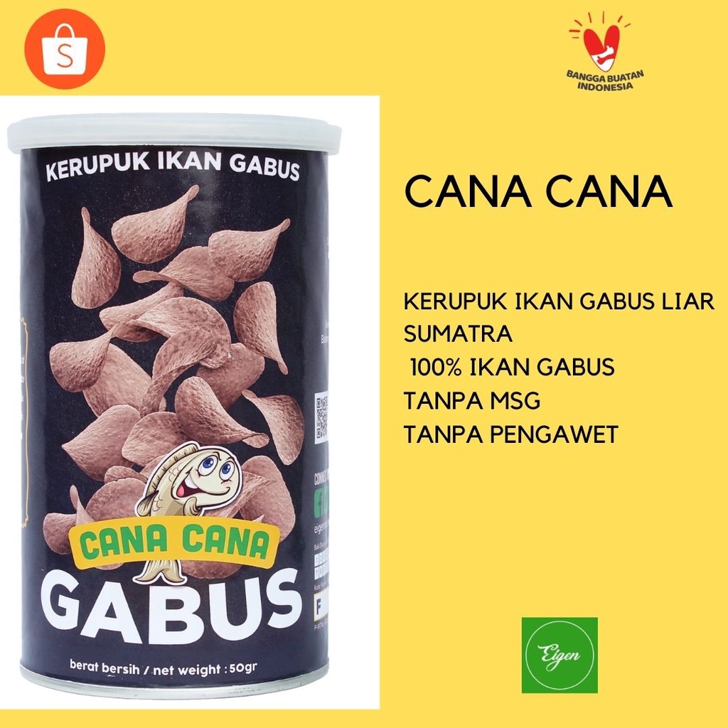 

CANA CANA - KERUPUK IKAN GABUS CEMILAN IKAN GABUS SUMATRA KERUPUK SEHAT CEMILAN SEHAT IKAN GABUS KERUPUK TANPA PENGAWET