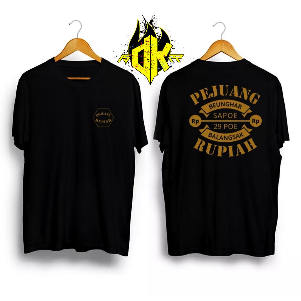 BAJU PRIA MURAH T-SHIRT KAOS URANG SUNDA PEJUANG RUPIAH