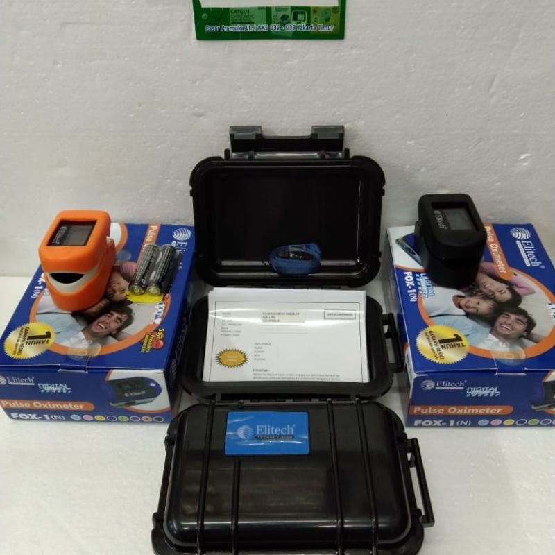 Pulse Oximeter Elitech Fox -1/Saturasi Oksigen Elitech