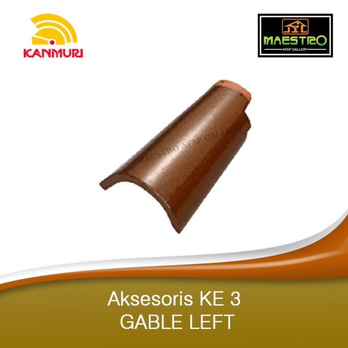 Aksesoris Genteng Keramik Kanmuri Espanica Lisplang Kiri
