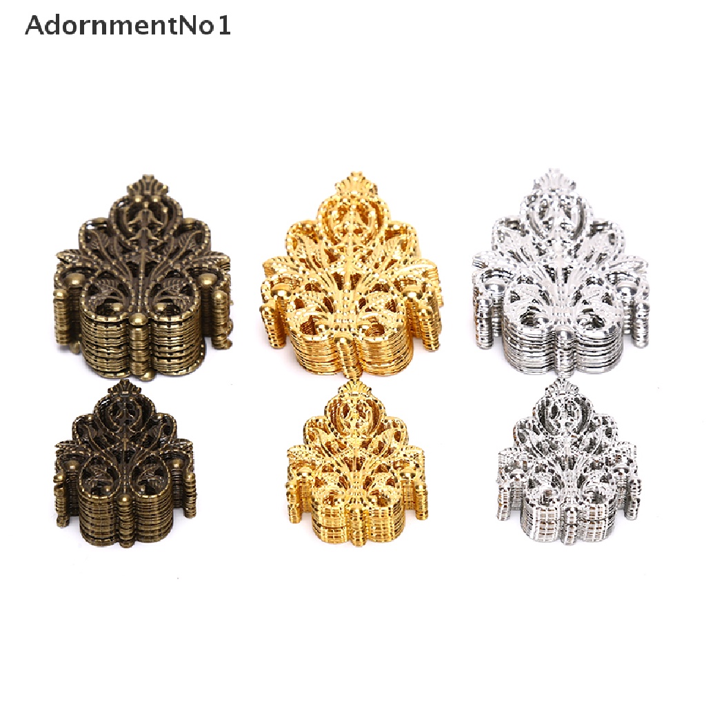 (AdornmentNo1) 20pcs / Set Hiasan Aneka Desain Hollow Untuk Perhiasan / Kerajinan DIY