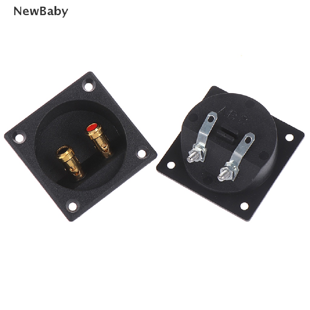 NewBaby 1Pc 50mm Round Cup Subwoofer Plug Car Stereo Speaker Box Terminal Connector ID