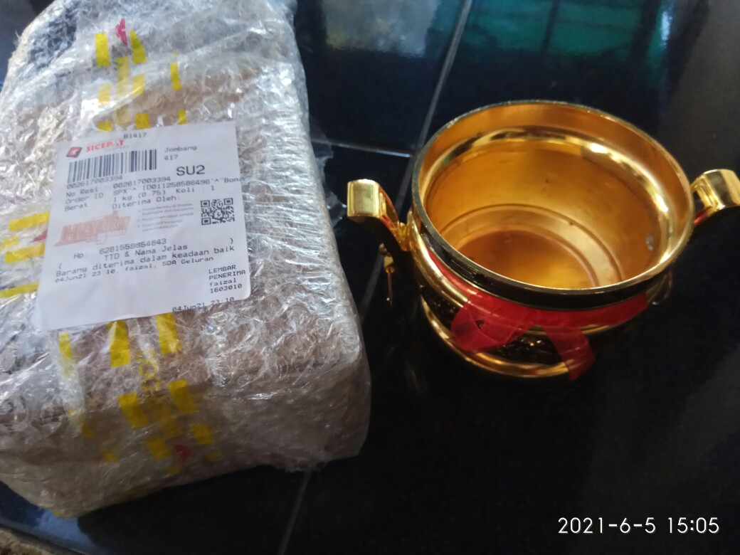 Tempat Hiolo Tembaga 5 Inch