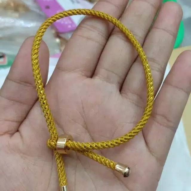 FF Gelang wanita gelang tali hongkong gelang hongkong gelang emas hongkong variasi benang emas