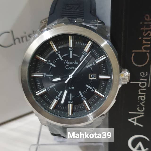JAM TANGAN ALEXANDRE CHRISTIE AC6553MD BLACK STAINLESS