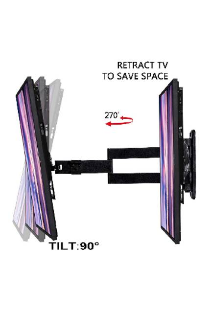 BRACKET TV braket tv breket tv 43 42 40 32 24 INCH SWIVEL 6 ARAH PREMIUM MODEL