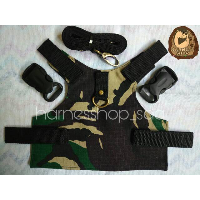 Tali tuntun / harness rompi / harness untuk musang, otter dan kucing