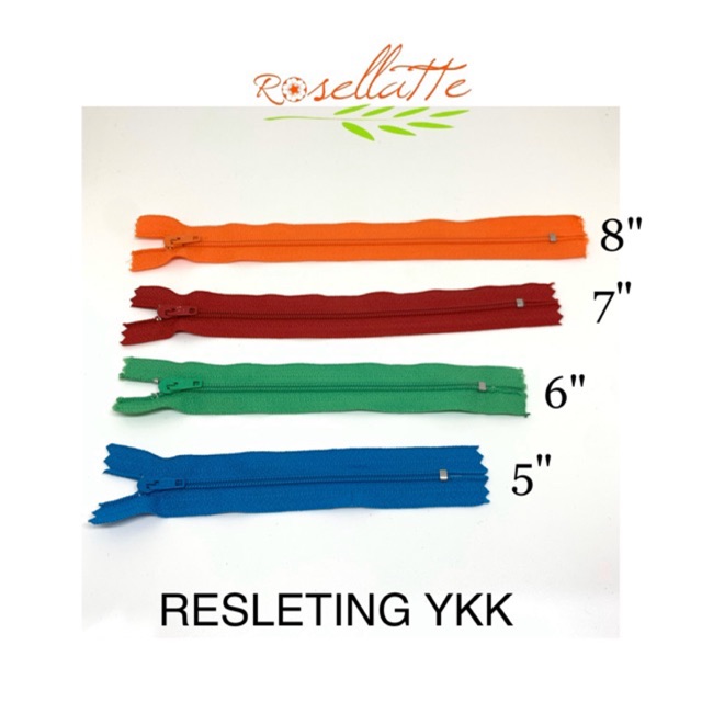 RESLETING YKK ZIPPER celana rok kain