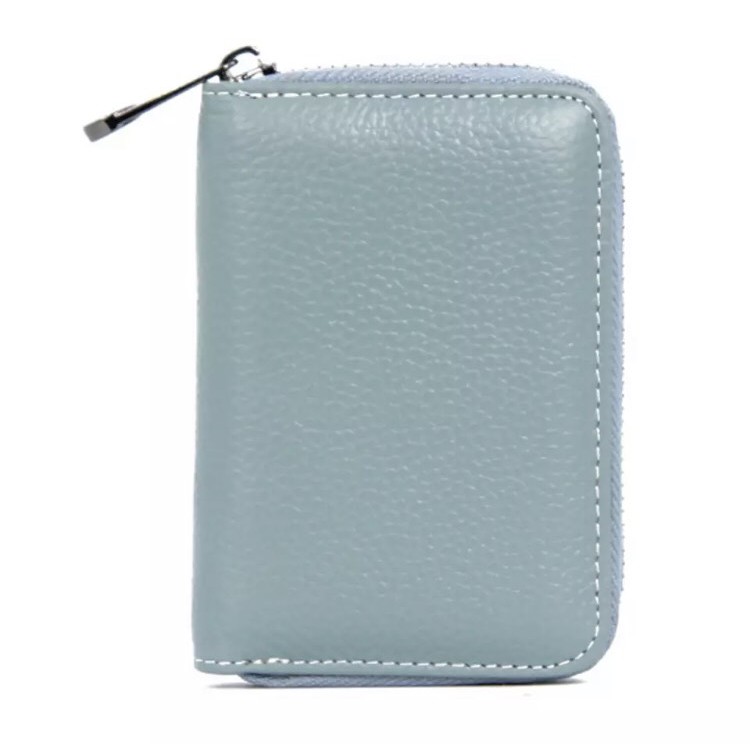 Dompet Kartu Card Holder Kulit Organizer ANTI RFID Impor AE34