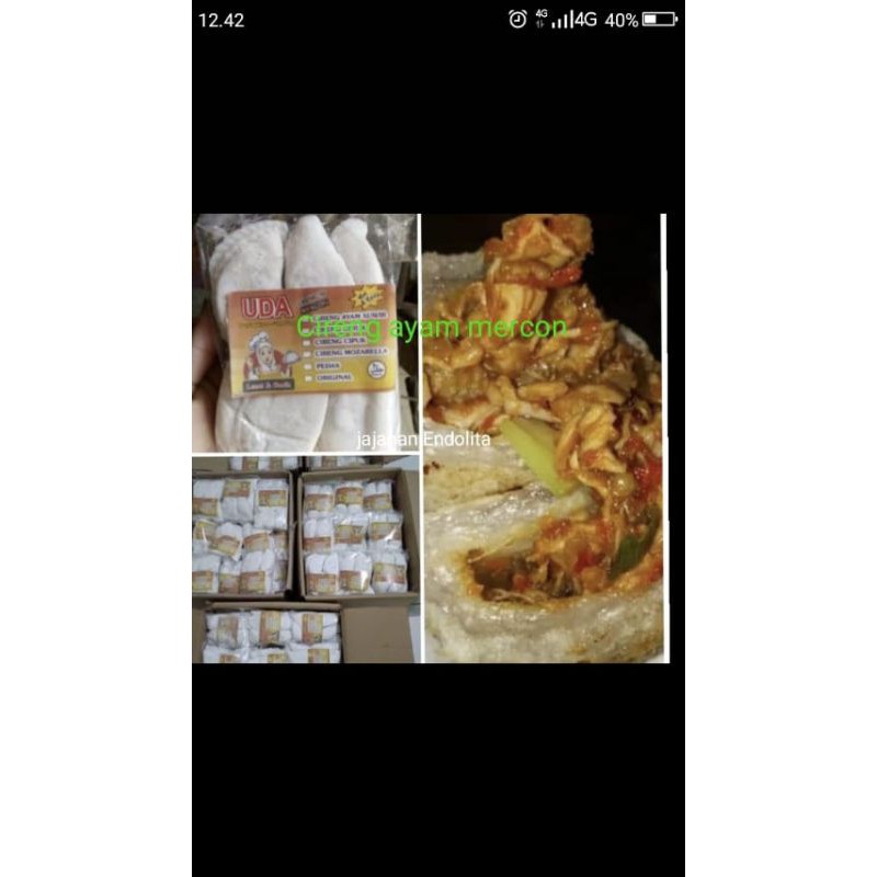 

cireng ayam mercon isi 10