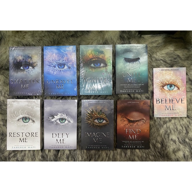 (NEW+English+Original) Shatter Me Tahereh ignite me unravel me imagine me unite me defy me restore m