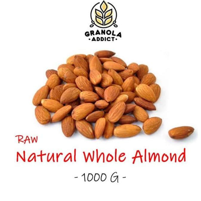 

Raw Whole Almond / Kacang Almond Mentah 1000G (1Kg) Dudung.Store