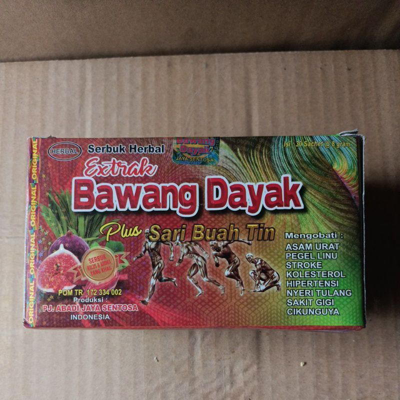 

Jamu Bawang Dayak Plus Sari Buah Tin