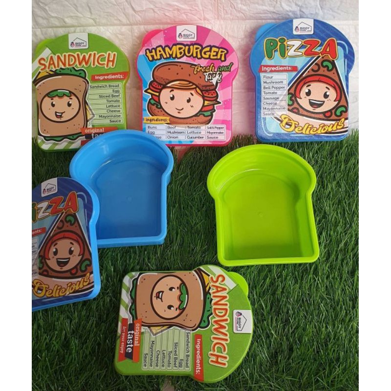 LUNCH BOX OMPRENGAN ROTI MINI KOTAK MAKAN
