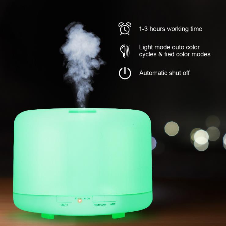 CINSEER humidifier air 1000ml aromaterapi diffuser dengan remote (tidak free oil)-2