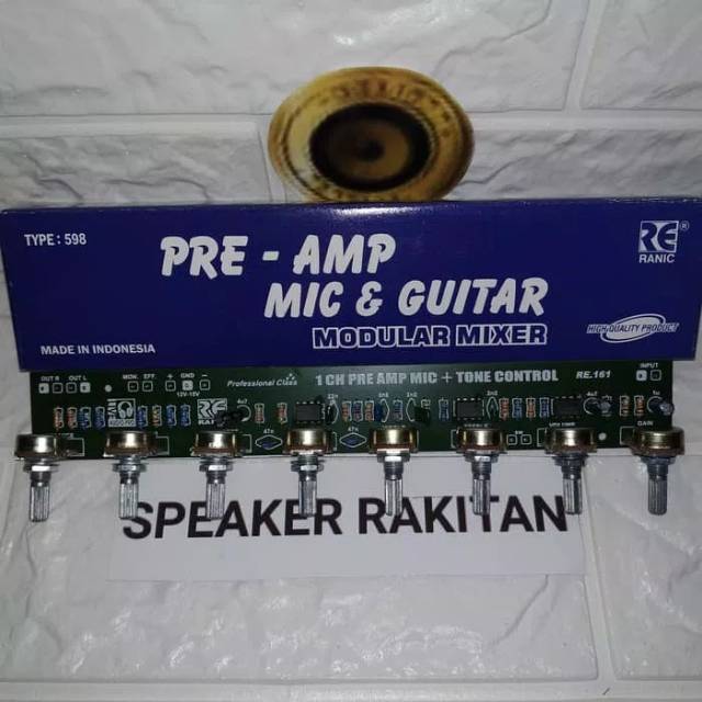 Kit Pre-Amp Mic + Guitar 598