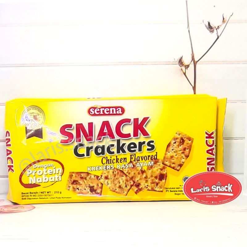 

Serena Snack Crackers Chicken Flavour Rasa Ayam 210 gram