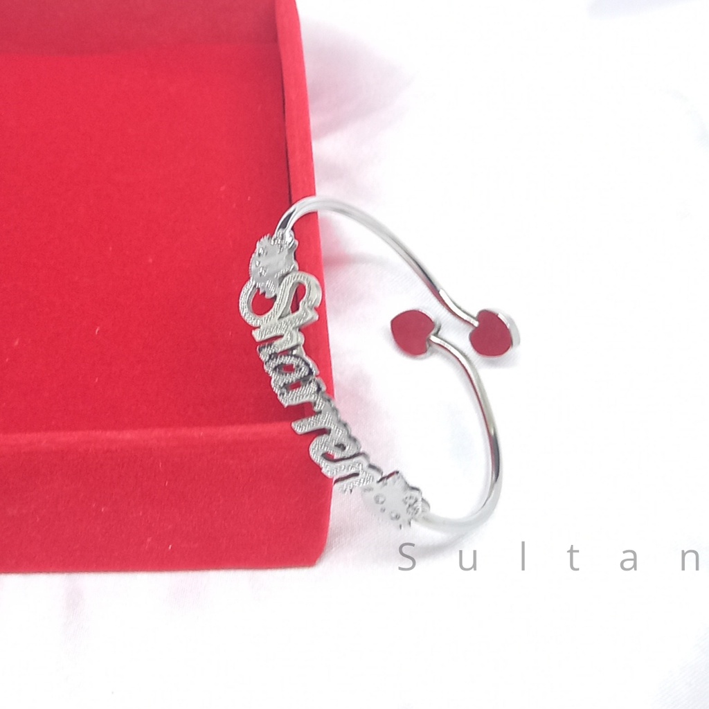 Gelang Monel Custom Nama Gelang Penurun Panas Anak &amp; Dewasa