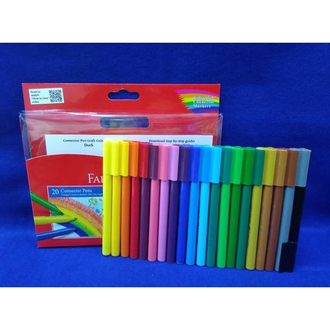 

Faber Castel Connector Pens 20 Warna Spidol