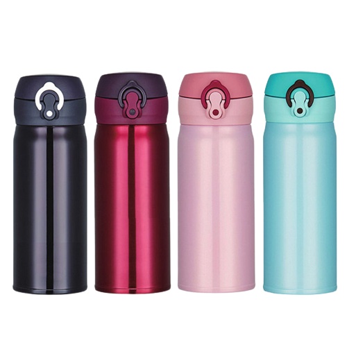 Termos Stainless Steel 400 mL Q2 6040 Thermos Tahan Pas Dingin - Thermos Kancing