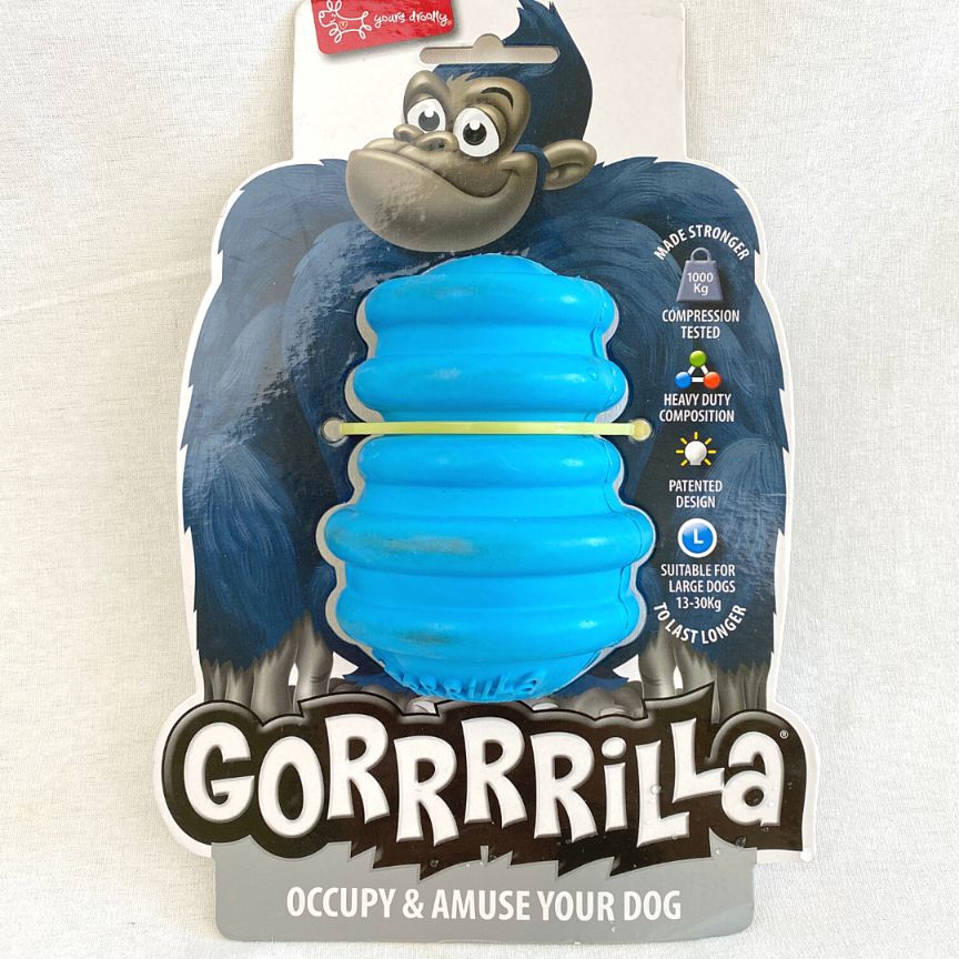 

GORRRRILLA Mainan Anjing CLASSIC Blue Large