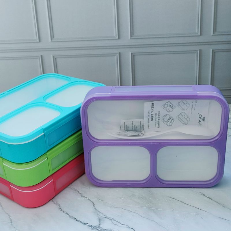 Lunch box 3 Sekat Yooyee 3 Sekat Kotak Makan Anak Kotak Bekal Kotak Makan  Lunchbox Lunch Box Food C
