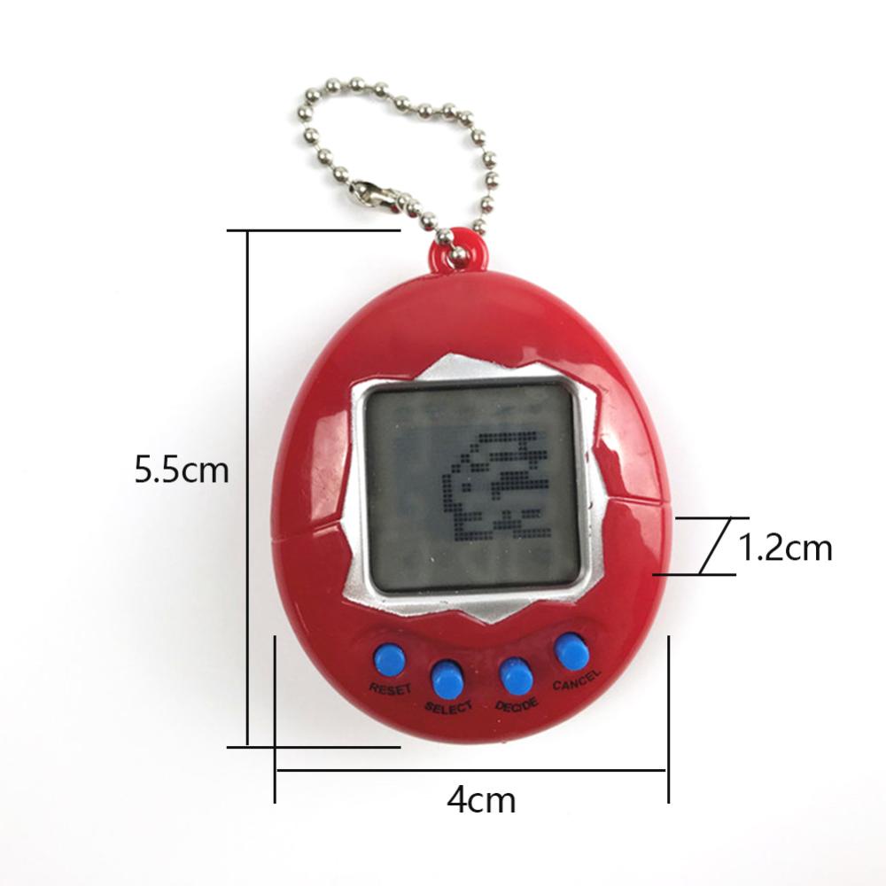 Timekey Mainan Tamagotchi Hewan Peliharaan Virtual Elektronik 168 Hewan Dengan Gantungan Kunci Untuk Anak L9X1