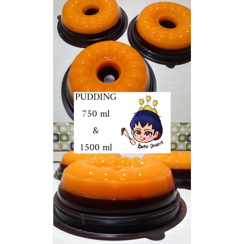 

Puding Original 750 ml (mili) / Puding Mangga Dikirim H+2 / Dessert Puding