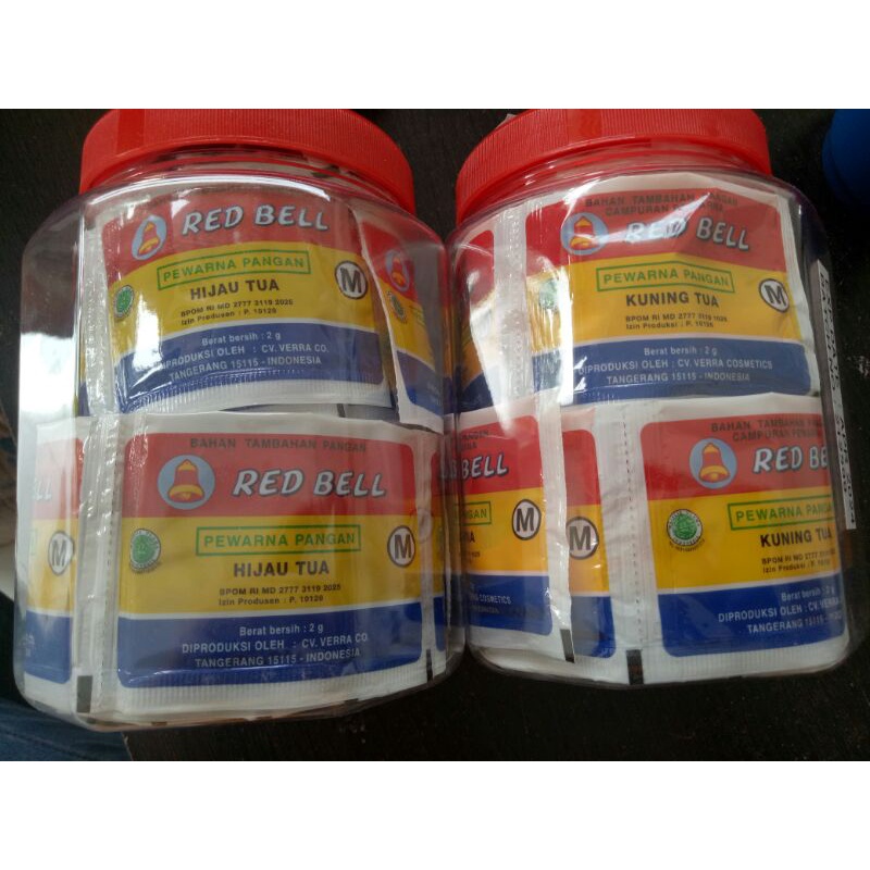 

(1pc) pewarna makanan bubuk redbell 2gr