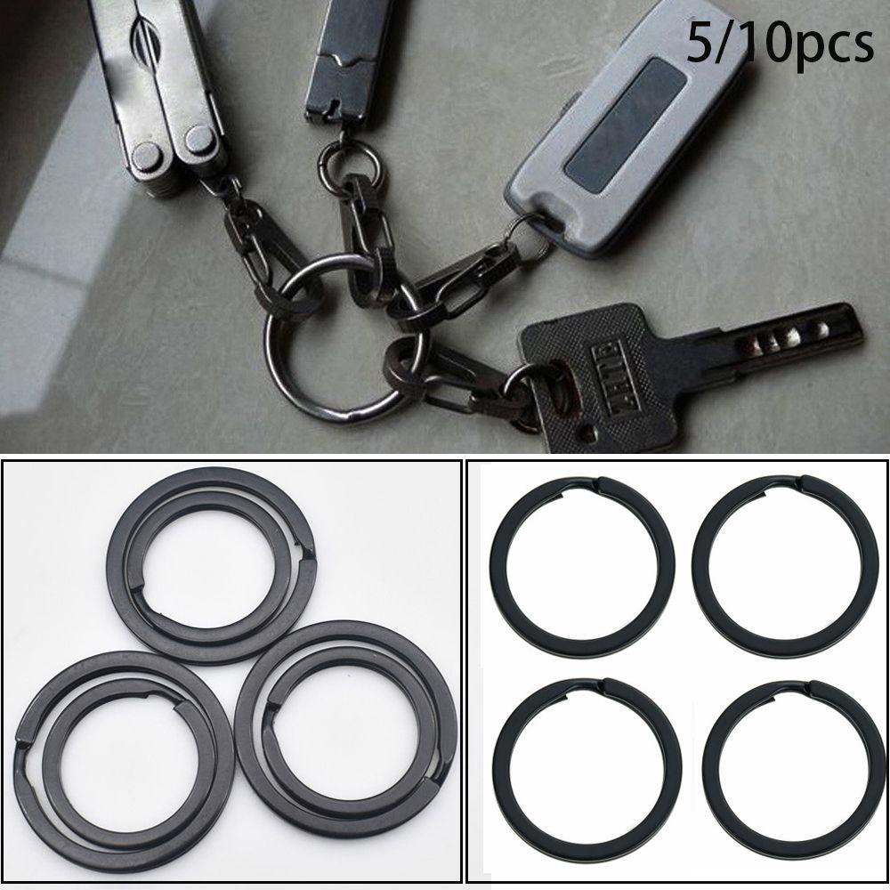 Suyo 5/10pcs Kunci Ring DIY Outdoor Tools Locking Key Holder Carabiner