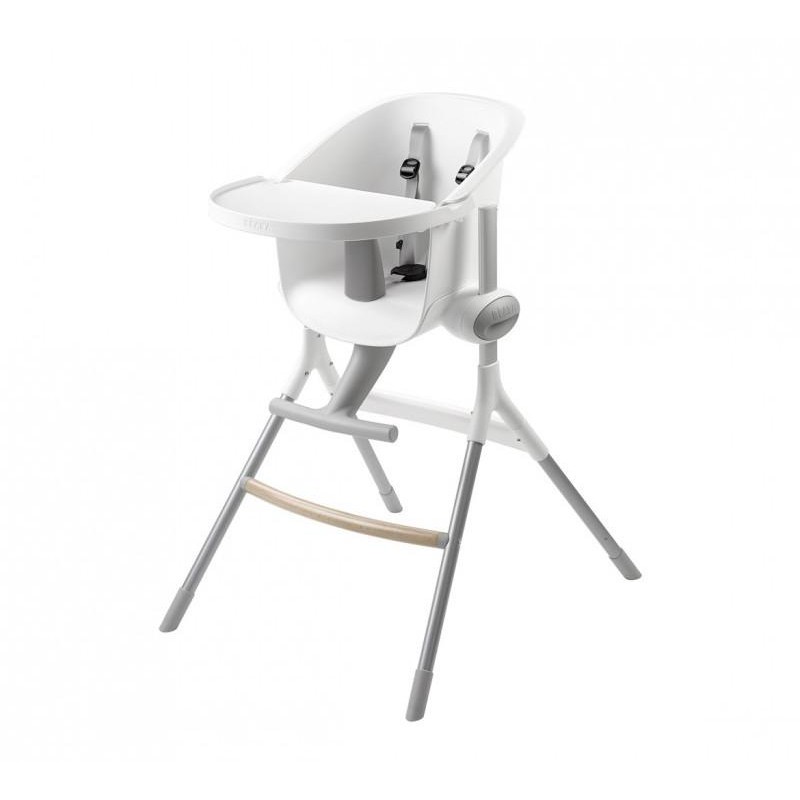 (Ready stok) Beaba Up &amp; Down High Chair Grey/White / baby chair / kursi makan bayi / high chair