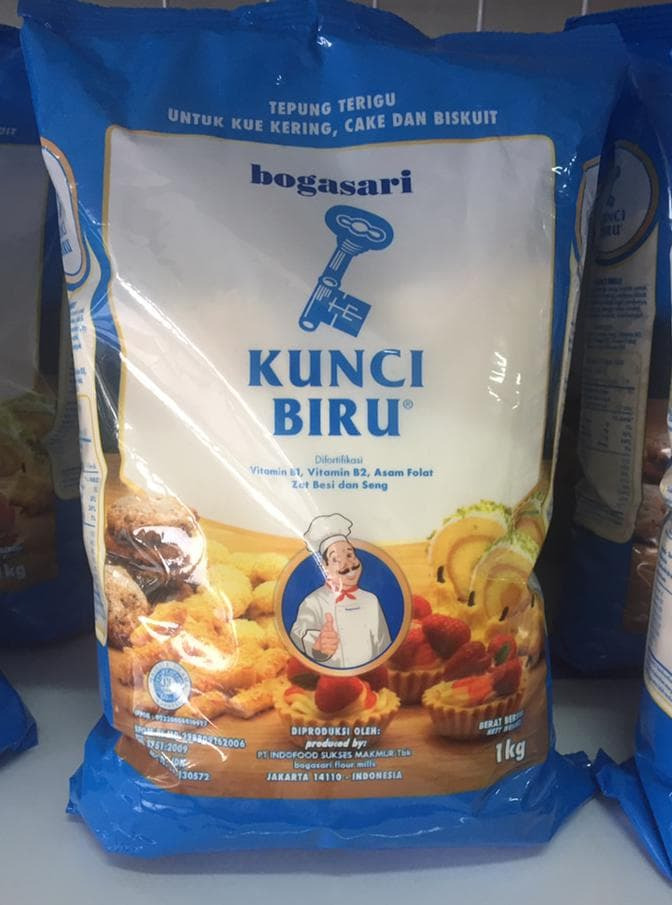 

Tepung Terigu Kunci Biru 1 Kg