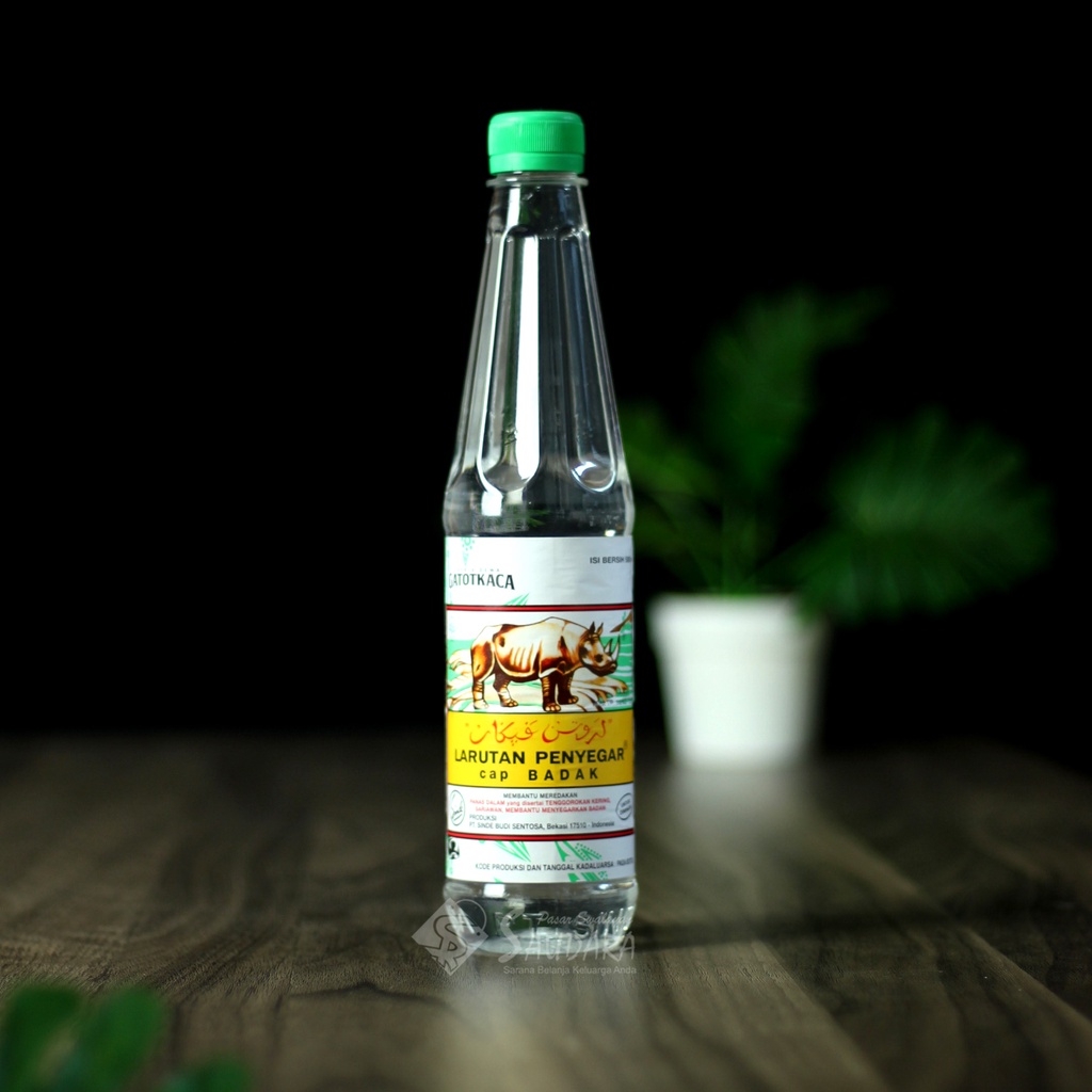 

Larutan Cap Badak Botol 500 ml - Larutan Penyegar Minuman Penyegar Mineral Alami