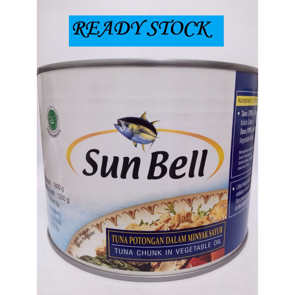 

Sunbell Tuna Chunk In Vegetable Oil 1800gr