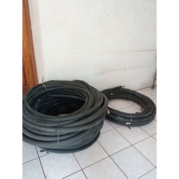 selang tes AC 1/2- 3/4 20meter + armaflek