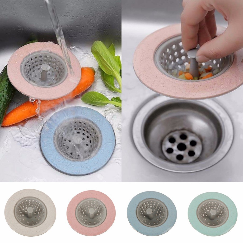 Bath Stopper Plug Bathroom Drain Hair Catcher Sink Strainer Filter