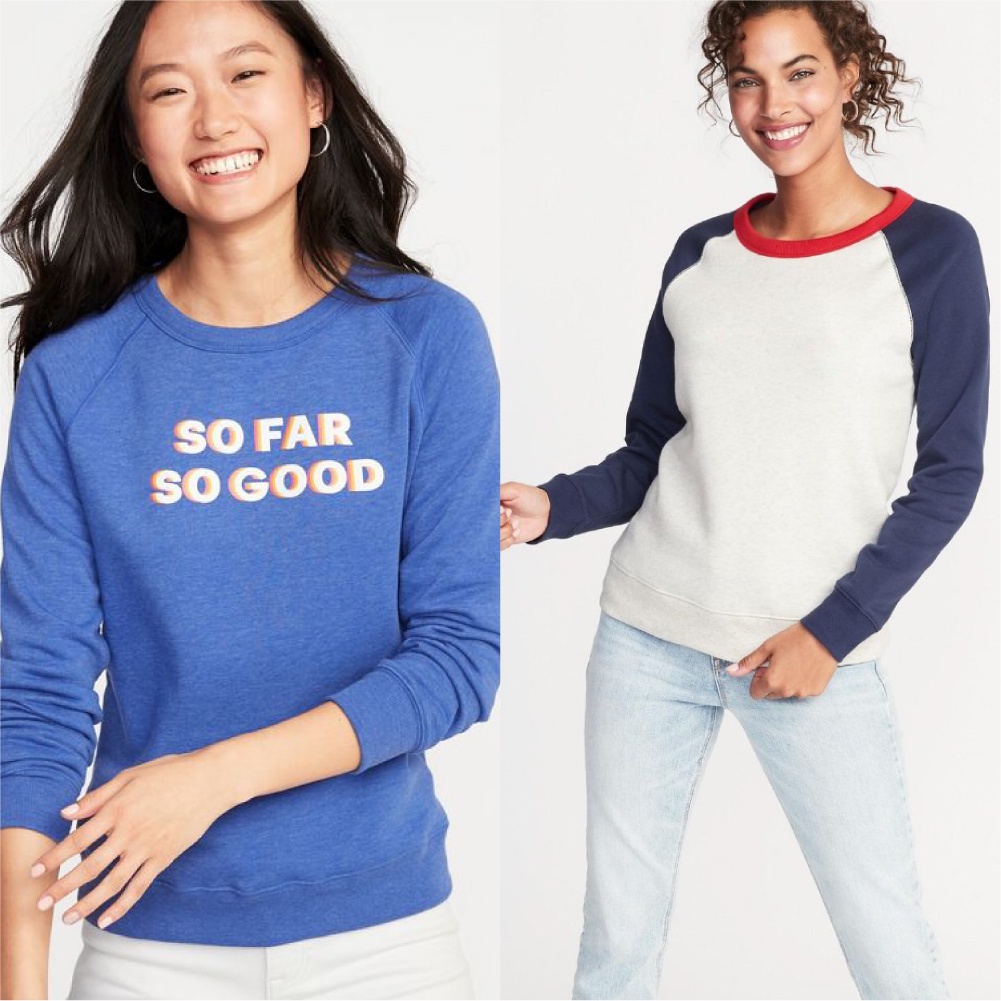 womens crewneck sweatshirt