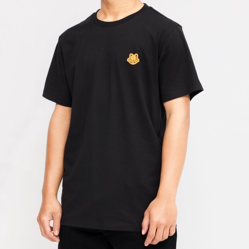 Ken. Tiger Small Logo Black Tee