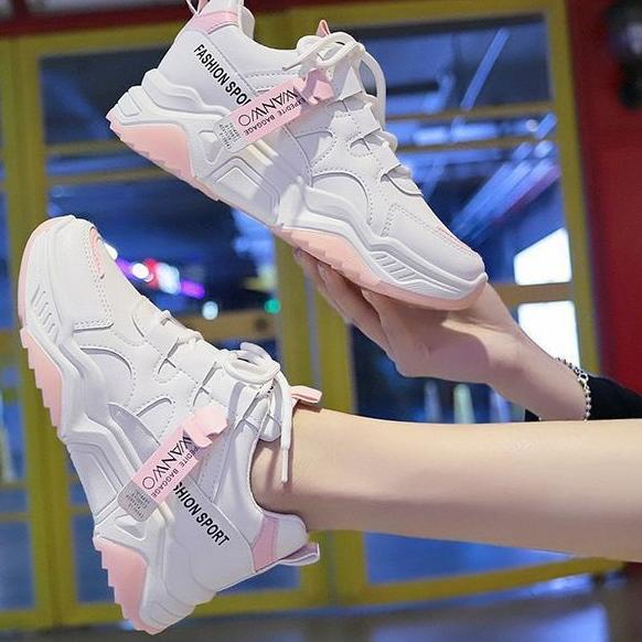 SNEAKERS WANITA SEPATU WANWO FASHION SPORT [AL. 862552]