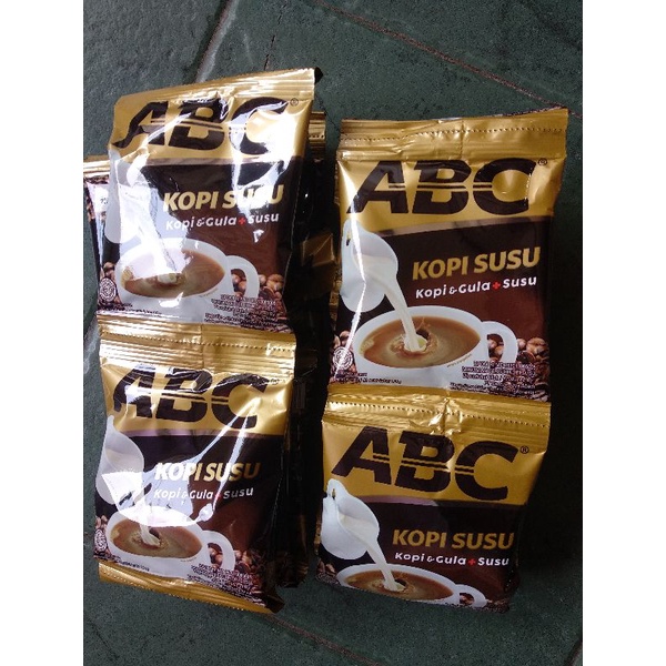 

Kopi ABC susu 1 renceng isi 10