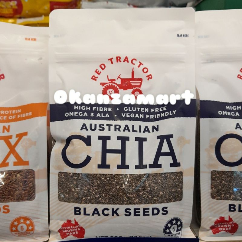 

Red Tractor Australian Black Chia Seeds 500gr