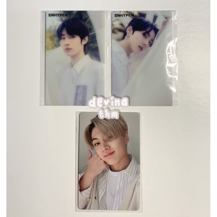 [READY STOCK] pc border hakanai japan enhypen official solo jacket jay bene umj ums sunghoon jungwon