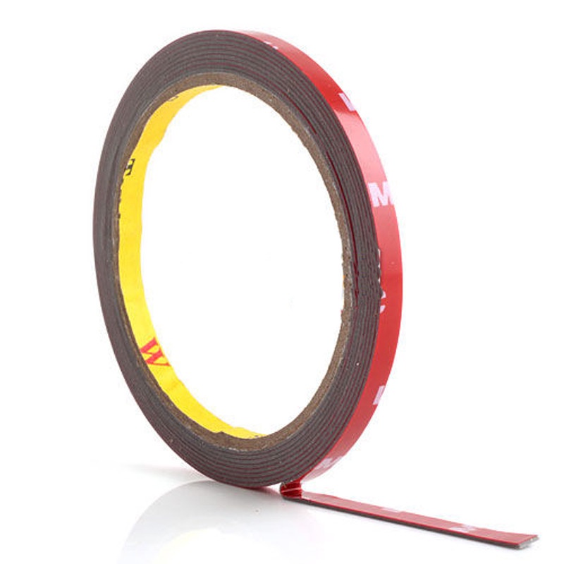 Selotip Double Tape Acrylic 3m x 8mm - Merah