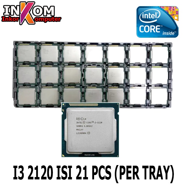 Processor Procie Intel Core i3 2120 LGA 1155 isi 21 pcs per Tray