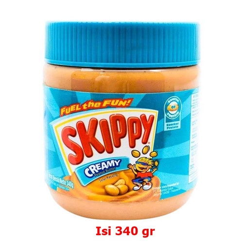 SELAI KACANG SKIPPY CREAMY PEANUT BUTTER 340GR HALAL