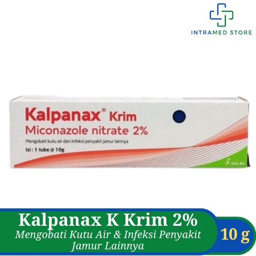 Kalpanax/ Kalpanak K Krim 2% isi 10 gr - Mengobati Kutu Air & Infeksi Penyakit Jamur